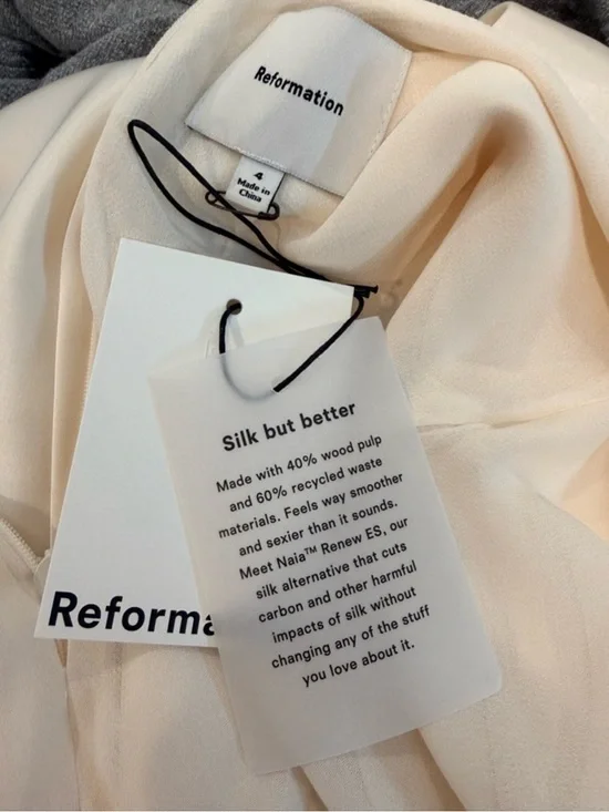 Reformation Roy Cream High-Neck Maxi Gown - Picture 7 of 16